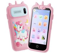 Smartphone Niños, 3.97" juguetes para niñas, regalos de cumpleaños de Navidad para niñas de 3 a 12 años, con 210+ Juegos de Puzzle, Control Parental, Cámara, Música