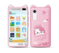 Smartphone Niños Navidad Cumpleaños Regalo, Teléfono Móvil para Niña de 3 a 12 años, Teléfono móvil Juguete con Doble Cámara，2000mA