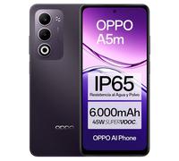Smartphone OPPO A5m 8GB 256GB 6.67" HD+ IP65 Snapdragon 6s Batería 6000mAh Carga Rápida 45W Morado