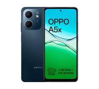 Smartphone OPPO A5x 4GB 128GB Smartphone 6.67" HD+ 45W 6000mAh Resistente IP65 Android 15 Azul