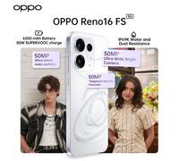 Smartphone OPPO Reno16 FS 5G 8 GB + 512 GB, cámara selfie ultra gran angular de 50 MP, versión para la UE, OnePlus AI Remix Collage, ColorOS 16.0, 6500 mAh Twilight Violet