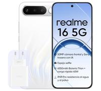 Smartphone realme 16 8gb/ 256gb/ 6.57'/ 5g/ blanco aire