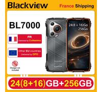 Smartphone robusto Blackview BL7000 5G AI [sin enchufe europeo] Android 15, 24 (8 + 16) GB, 256 GB, pantalla de 6,78 pulgadas, 120 Hz, 7500 mAh, 33 W, NFC Naranja
