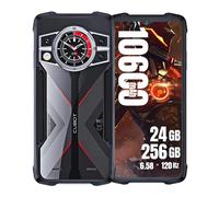 Smartphone robusto Cubot Kingkong 9, pantalla de 6,583 pulgadas y 120 Hz, procesador Helio G99, 24 GB de RAM, 256 GB/512 GB de ROM, cámara de 100 MP, batería de 10600 mAh, NFC y GPS. 24GB + 256GB negr