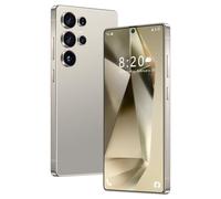 Smartphone S24 Ultra con lápiz óptico integrado, versión global 4G/5G, pantalla perforada de 7,3 pulgadas, triple cámara, 16 GB de RAM, 1 TB de ROM, Snapdragon 8gen3 (10 núcleos),Desert Gold-1TB