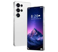 Smartphone S25 Ultra 5G con 16 GB RAM 1 TB de Almacenamiento ROM, procesador Snapdragon 8 Gen3 de 10 núcleos, Android 14, Pantalla HD de 7,3 Pulgadas (1440 x 3040) con perforación,White-7.3