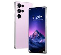 Smartphone S25 Ultra 5G con 16 GB RAM 1 TB de Almacenamiento ROM, procesador Snapdragon 8 Gen3 de 10 núcleos, Android 14, Pantalla HD de 7,3 Pulgadas (1440 x 3040) con perforación,Pink-7.3