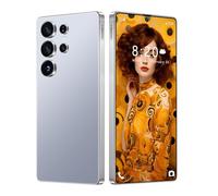 Smartphone S25 Ultra para Aventuras al Aire Libre, portátil, Impermeable, de 7.3", para Adolescentes, Adultos y Personas Mayores desbloqueo por Huella Dactilar Facial GPS, 8000mAh,Tianium Blue-1TB