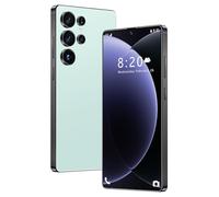 Smartphone S26 Ultra 5G Desbloqueado con lápiz táctil Integrado, 16GB RAM 1TB ROM, Pantalla Completa Incell HD de 7,3 Pulgadas, batería de Larga duración de 8000mAh Doble SIM GPS,Cyan-1TB