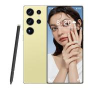 Smartphone S26 Ultra 5G, versión Global, Doble SIM, Pantalla HD de 7,3 Pulgadas, 8000 mAh, Resistente al Agua, Compatible con reconocimiento Facial y Sistema operativo Android 14.0,Gold-1TB