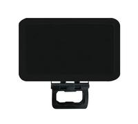 Smartphone Sunshade - 9cm External Brightness Guard, 4 Inch Portable Light Blocking Base, Outdoor Mobile Dashboard Component, Black Resin Clamshell | Screen Aid For Travellers & RVers