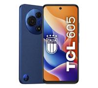 TCL 605 Smartphone 6.67" HD+, 256GB ROM, 8GB RAM (+10GB Expansión), Cámara 50MP, Batería 5200mAh, Android 15, Dual SIM, Azul