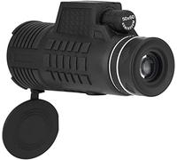 Smartphone Teléfono móvil Telescopio monocular 50 x 60, monocular con trípode, Abrazadera, Lente óptica Completa HD, Gran Angular, Impermeable a Prueba de Golpes para Acampar