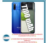Smartphone Ulefone Note 12P 4G 7700mAh 6,82" 4GB+64GB Espacio Para 3 Tabs - Azul