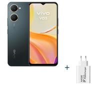 Smartphone Vivo Y03 4G 6.56' 4GB(+4GB) 128GB Negro + Cargador 44W