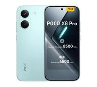 XIAOMI POCO X8 Pro - Smartphone de 8+512GB, Dimensity 8500-Ultra, batería de 6500 mAh, Sensor Sony IMX882 de 50MP con OIS, 1 año de garantía Extra, Cargador no Incluido, Verde (Versión ES)