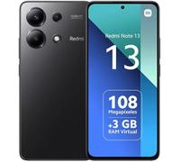 Smartphone Xiaomi Redmi Note 13 4G desbloqueado, 8 GB+256 GB Octa-core, pantalla AMOLED, 6,67", 120 Ge, cámara triple 108 MP, Snapdragon 685, batería de 5000 mAh, 33 W, carga rápida (negro