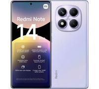 XIAOMI Redmi Note 14 Pro 12GB RAM + 512GB ROM Smartphone 6.67 Pulgadas 120Hz 200MP Batería 5500mAh 45W Wired Fast Charging, Aurora Violeta（Sin Cargador）