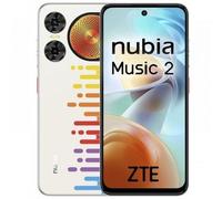 ZTE Nubia Music 2, Smartphone Libre, 4GB+128GB, Altavoz 95db, Luces LED, Pantalla HD+ 6,7" 120Hz, Cámara 50MP con IA, Batería 5000mAh, Android 14, Incluye Funda y Protector, Color Melody Wave