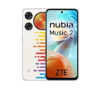 ZTE Nubia Music 2, Smartphone Libre, 4GB+128GB, Altavoz 95db, Luces LED, Pantalla HD+ 6,7" 120Hz, Cámara 50MP con IA, Batería 5000mAh, Android 14, Incluye Funda y Protector, Color Melody Wave