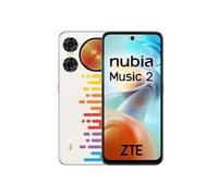 ZTE Nubia Music 2, Smartphone Libre, 4GB+128GB, Altavoz 95db, Luces LED, Pantalla HD+ 6,7" 120Hz, Cámara 50MP con IA, Batería 5000mAh, Android 14, Incluye Funda y Protector, Color Melody Wave