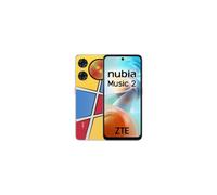 ZTE Nubia Music 2, Smartphone Libre, 4GB+128GB, Altavoz 95db, Luces LED, Pantalla HD+ 6,7" 120Hz, Cámara 50MP con IA, Batería 5000mAh, Android 14, Incluye Funda y Protector, Color Pop Art