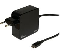 Smartphone Zubeh?Ýr Charger USB-C 65W Black INTER-TECH PD-2065 NUEVO