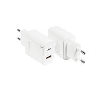 Smartphone ZubehA?r GoodConnections Charger 20W 2-Port USB-A/USB-C Wei NUEVO