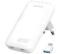 Smartphone Zubehor 4smarts Netzladegert FlatPlug Slim Dual NUEVO