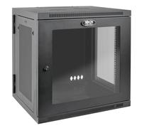 Tripp Lite by Eaton SmartRack 12U de Profundidad de UPS, Gabinete de Rack Pequeño Montado en la Pared, Ventana de Acrílico Transparente, Parte Trasera con Bisagras (Negro) (SRW12USDPG)