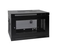 SmartRack 9U Caja Mini Rack de Montaje en Pared de Perfil Bajo con Profundidad de Conmutador