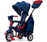 smarTrike Swirl Triciclo de bebé 4 en 1, Rojo Marino