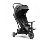 Smartrike Traveler - Triciclo 4 en 1 para cochecito, color negro ónix, ajustable, ligero, plegable, cochecito de bebé, seguro y duradero