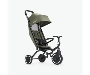 smarTrike Wonder Max™ Triciclo compacto ultraligero, plegable, con aprobación de transporte, ultraligero, compacto, para niños de 6 meses a 3 años. Sage - verde oliva