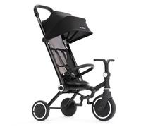 smarTrike Wonder Plus Foldable Toddler Triciclo - Triciclo portátil para niños para edades de 10 meses a 4 años, color negro