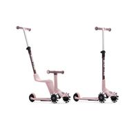 smarTrike Xtend Mini Ride Toddler Ride On Scooter Toy, Edad 1-9, Patinete Plegable para Niños con Ruedas LED, Rosa