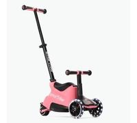 smarTrike Xtend Toddler Ride On Scooter Toy, Ages 1-12, Patinete plegable para niños con ruedas LED XL, rosa salmón