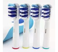 Smartroics 4 Genérico cabezales de cepillo de dientes de repuesto compatibles con cepillos de dientes eléctricos OralB Tri-Zone