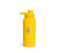 Smartshake Bohtal - Botella de agua duradera de acero inoxidable de 960 ml, a prueba de fugas, sin BPA (Hufflepuff)