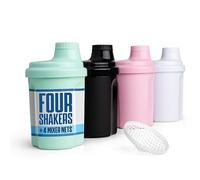 Smartshake Botella mezcladora de proteínas de 300 ml con tapa de rosca segura, coctelera de proteínas a prueba de fugas sin BPA para una mezcla suave, botella de gimnasio duradera y botella mezcladora