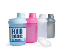 Smartshake Botella mezcladora de proteínas de 300 ml con tapa de rosca segura, coctelera de proteínas a prueba de fugas sin BPA para una mezcla suave, botella de gimnasio duradera y botella mezcladora