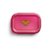 Smartshake DC Comics - Caja de almacenamiento de alimentos de 800 ml, contenedor de almacenamiento de alimentos de silicona de 27 onzas, asas de bloqueo, sin BPA y sin ftalatos, a prueba de fugas