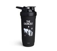 Smartshake Reforce - Botella mezcladora de proteínas de acero inoxidable de 900 ml, tapa de rosca a prueba de fugas, sin BPA, unisex, sin aislamiento, logotipo de The Exorcist
