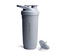 Smartshake Reforce - Vaso mezclador de botellas de acero inoxidable con capacidad de 30 onzas, color gris, 900 ml