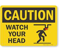 SmartSign - Señal con texto en inglés"Caution - Watch Your Head"
