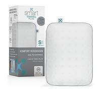 smartsleep® Almohada de viaje I Smart Travel Pillow I Almohada cervical de espuma viscoelástica | Almohada ortopédica de apoyo cervical HWS | Almohada pequeña para viajes y camping, 40 x 30 x 10 cm