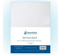 SmartSolve 2 puntos. Papel de base biolσgica soluble en agua | Se disuelve rαpidamente en agua | Biodegradables | Ecolσgico | Manualidades con pa