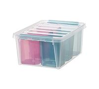 SmartStore Caja 14L con Inserciones Colores, Polipropileno, Talla Única