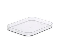 SmartStore - Caja compacta con Tapa pequeña, Color Transparente, Talla única