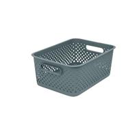 SmartStore Essence Cesta de almacenamiento grande con asas 6x 11,4 L Gris